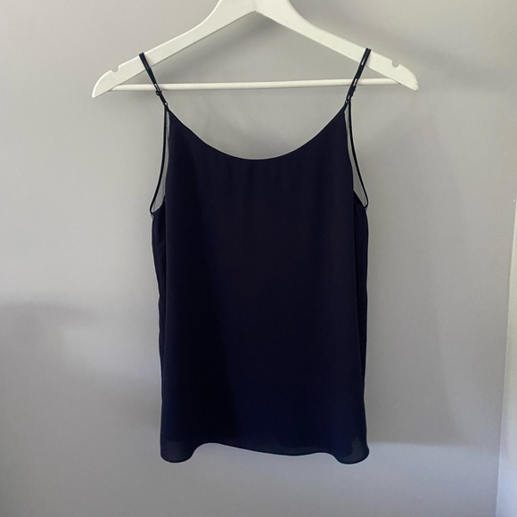 Navy Blue Babaton Tank Top. Size XS. - Picture 4 of 4